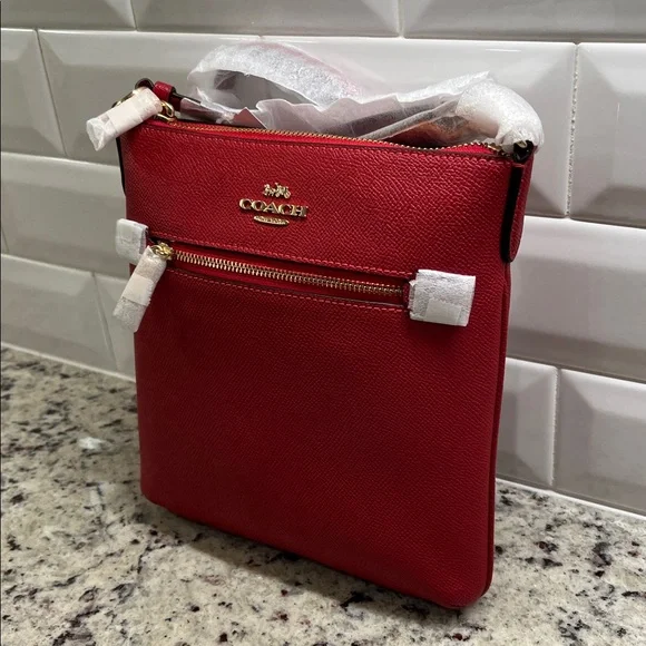 Coach Crossgrain Mini Rowan File Crossbody Bag NWT - Picture 3 of 13